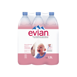 Eau Minerale Naturelle Evian 6x1 5l Super U Hyper U U Express Www Coursesu Com