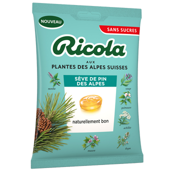 Image de Bonbons pastilles sève de pin sans sucre RICOLA