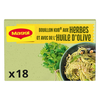 Image de Bouillon cubes Huile d'olive et herbes Maggi