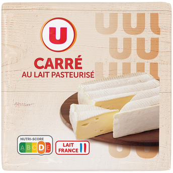 Image de U
Fromage au lait pasteurisé Le Carré 23%MG