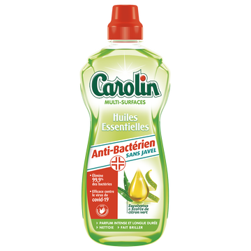 Carolin Nettoyant Sols Carrelages Eucalyptus & Citron Vert Carolin - Bidon 1l