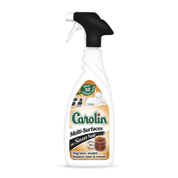Carolin Nettoyant Multi-surfaces Au Savon Noir Carolin - Pistolet 650ml