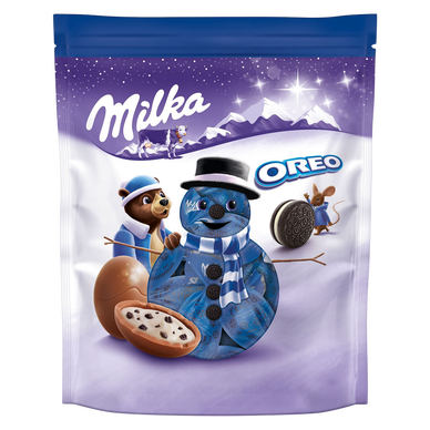 Bonbons de Noël chocolat oréo MILKA, 86g - Super U, Hyper U, U
