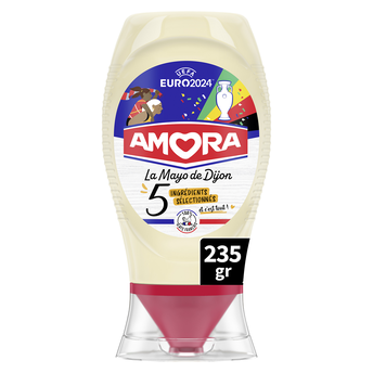 Image de Mayonnaise de Dijon 5 ingrédients AMORA flacon souple