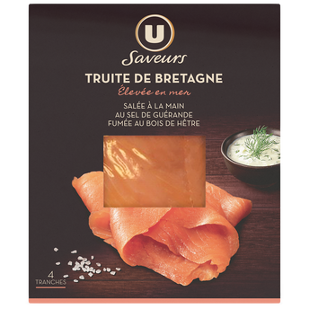 Image de U SAVEURS
Truite de Bretagne fumée, 4 tranches