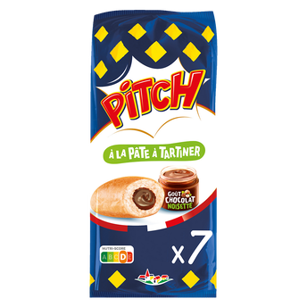 Image de Brioche PITCH pâte à tartiner goût chocolat noisette - x7