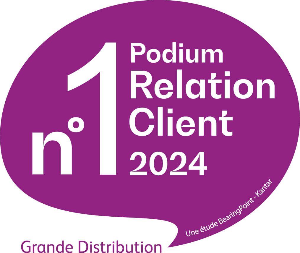 N°1 au Podium de la Relation Client de la Grande Distribution