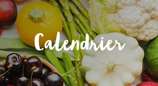 Le calendrier des fruits et légumes