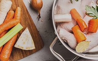 Entrées, plats et desserts d'automne