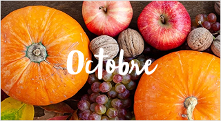 Les fruits et légumes d'octobre