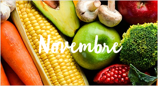 Les fruits et légumes de novembre