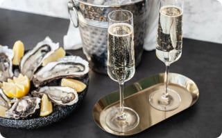 Champagnes et Fruits de Mer