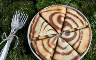 crêpe marbrée