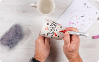 TUTO MUG SAINT-VALENTIN