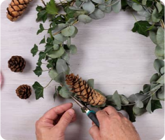 Tuto Couronne Festive