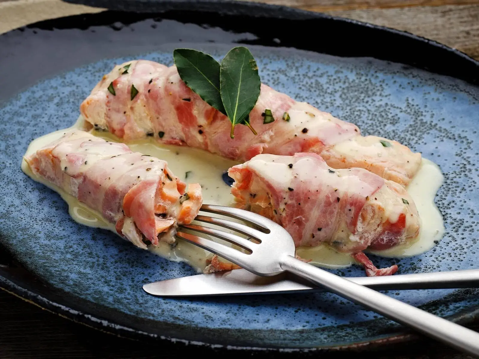 Pavés de saumon terre-mer en papillotes