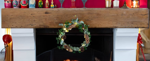 Couronne de Noël terminée