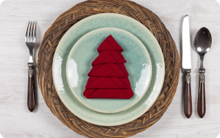 Tuto Pliage de Serviette pour Noël