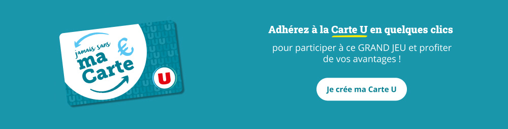 Adhérez à la Carte U en quelques clics !
