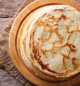 assiette de crêpes
