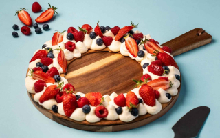 recette couronne de fruits rouges