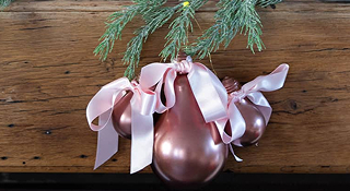 DIY boule de Noël zéro déchet
