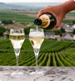comment servir le champagne