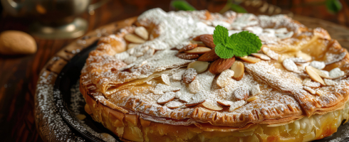 décorer sa galette après cuisson