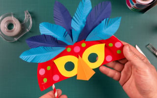 fabriquer masque carnaval