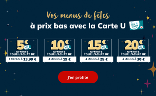 menu de fête U Traiteur