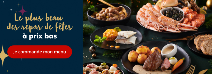 Le plus beau des repas de fêtes à prix bas