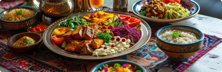 Repas de fêtes orientaux