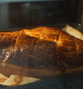 réchauffer une galette au four