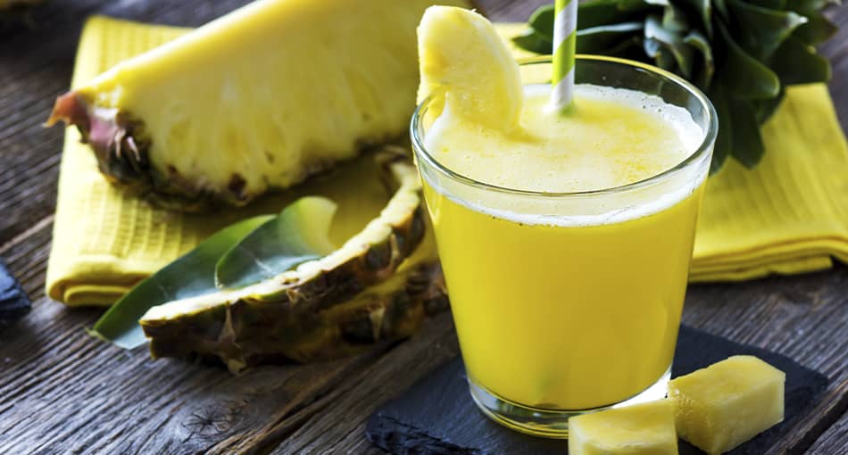 Smoothie à l'ananas et au pamplemousse