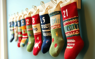 calendrier avent chaussettes