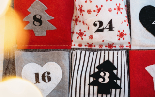 calendrier avent feutrine
