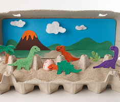 Œufs dinosaure maison