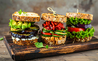 club sandwich vegan