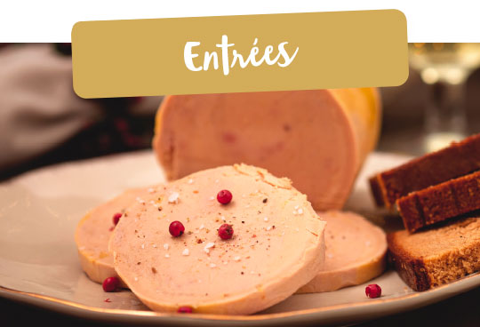 Je commande mes entrées