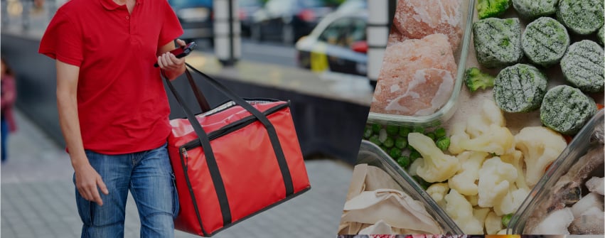 Livraison de produit surgel&eacute;s en 3h