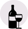 Picto vin rouge