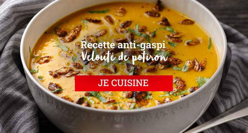 Recette Velout&eacute; de potiron