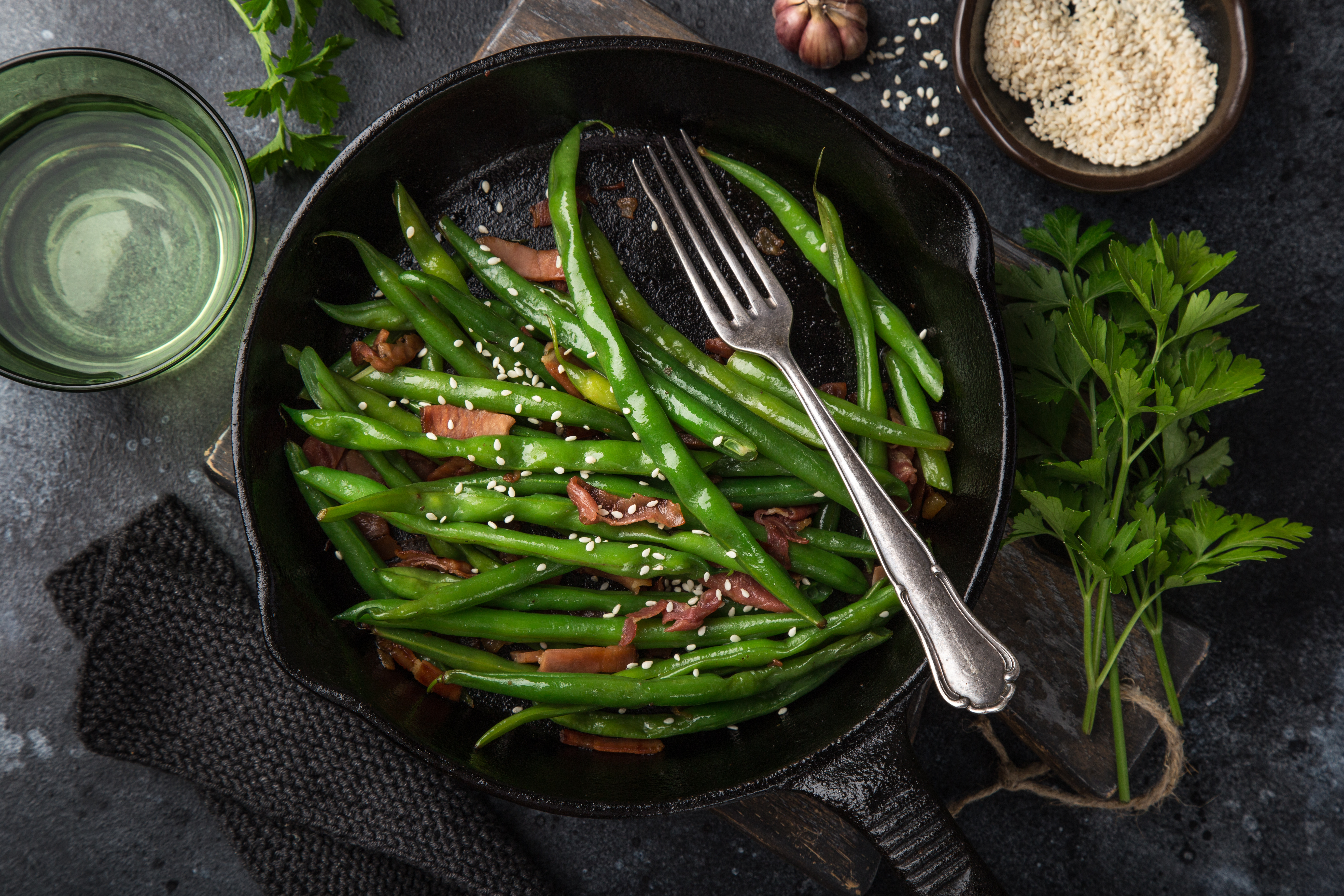 Haricots verts de saison Haricots verts de saison