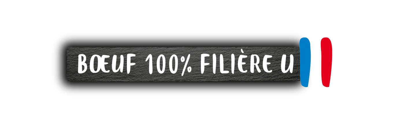 Logo B&oelig;uf 100% Fili&egrave;re U 