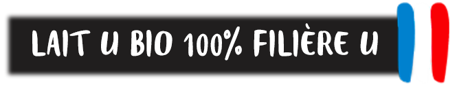 Lait U Bio 100% Fili&egrave;re U