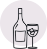 Picto vin rose