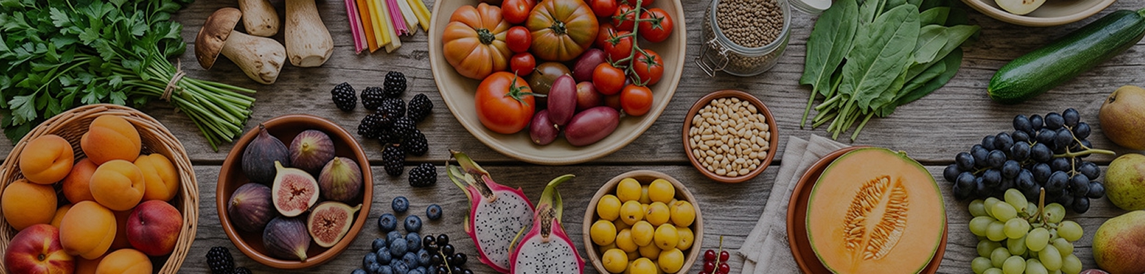 Fruits et l&eacute;gumes d'ao&ucirc;t