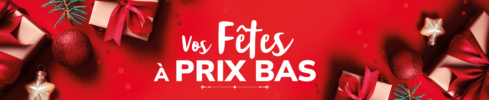 Les f&ecirc;tes de fin d'ann&eacute;e &agrave; prix bas avec U