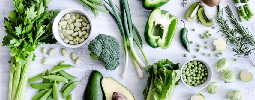 Les l&eacute;gumes verts