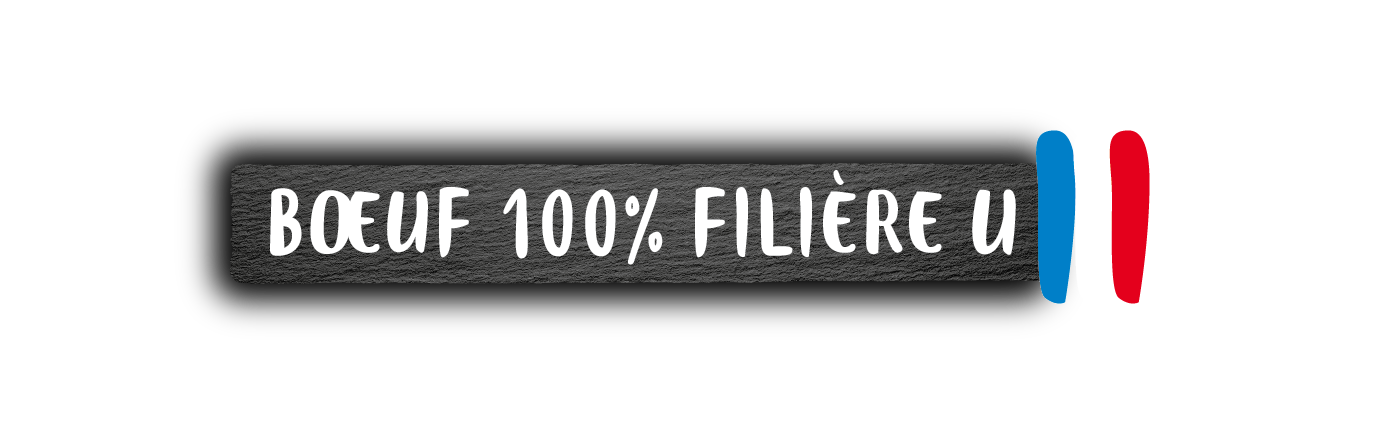 Logo Bœuf 100% Filière U Logo Bœuf 100% Filière U